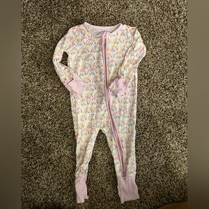 Little sleepies rainbow Jammies